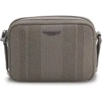 BOSS x ASTON MARTIN knitted crossbody bag with suede trims