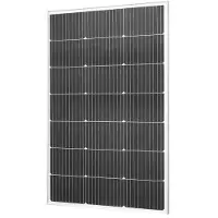 Vevor 100W monokristallin solpanel, 23 % högeffektiv mono-PV-modul med stabil MC4-utgång och aluminiumram, IP65 vattentät solpanel för bil, båt, husbil, platt tak, off-grid-applikationer
