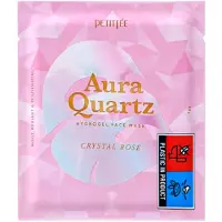 Petitfee Aura Quartz Hydrogel Ansiktsmask 30g - Hydrogelmask berikad med pärlpulver
