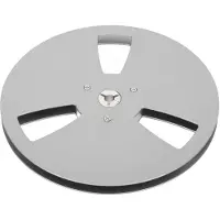 Lixada 14 7 tum Tom spole Aluminiumlegering Universell 3 Öppet hål Upptagarspole Ersättning Inspelning silver