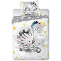 MCU Baby Zebra Junior sängkläder 100x135 cm – 100% bomull