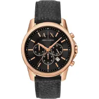 Armani Exchange Analog klocka roséguld / svart