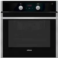 Edesa EOE-8060 P X - Ugn - inbyggd - fördjupning - bredd: 56 cm - djup: 56 cm - höjd: 59 cm - med självrengöring - Klass A - svart/rostfritt