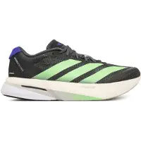 Adidas Adizero Boston 13 Shoes Black Green SS26, Size UK 9