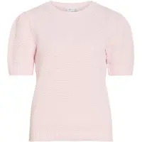 Vila Dalo O-neck Knit Tröja Med Korta ärmar