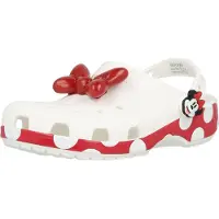 Crocs Träskor 'Minnie Mouse Cls' rosé / röd / svart / vit