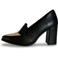 Nae Vegan Shoes Pumps 'JULIA' beige / svart