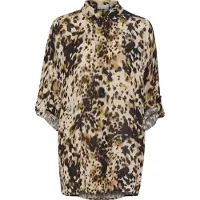Kaffe Blus 'Thora' beige / brun / svart
