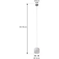 LUCANDE Taklampa , Avelinra, Vit, Vardagsrum, Glas, Modern