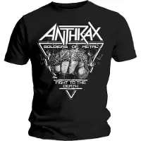 Ginza.se Anthrax: Unisex T-Shirt/Soldier of Metal FTD (Black) (XX-Large)