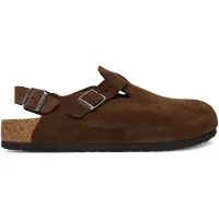 Birkenstock för män. 1032024 Lädertofflor Tokyo (Normal passform) brun (40), Hud, Karta, Spänne, Casual