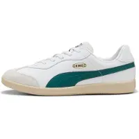 Puma King 21 It - Vit/smaragd Is/sockerad Mandel - Inomhus (Ic), storlek 44½