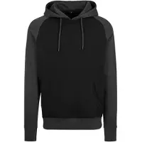 Build Your Brand Raglan Tröja Med Huva