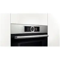 Bosch Serie 8 HMG6764S1 inbyggnadsugn med mikro 67 l rostfritt stål