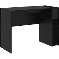 vidaXL Skrivbord Svart Ek 109 x 50 x 78 cm Konstruerat trä