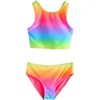 Next Bikini ljusblå / gul / limette / lila
