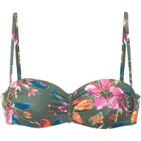 LASCANA Bikiniöverdel blå / oliv / orange / rosa