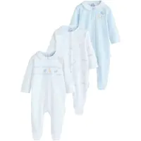 Next Pyjamas pastellblå / ljusgul / vit