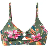 LASCANA Bikiniöverdel grön / orange / rosa