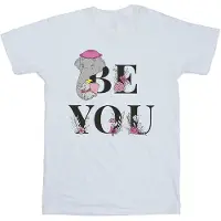 Disney Girls Dumbo Be You Cotton T-Shirt (White)