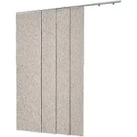 Vevor Panelgardiner, Utdragbara skenor från 116 cm till 218 cm B, Kantklippbara panelgardiner upp till 243 cm H, Vertikala mörkläggningsgardiner för skjutdörrar, altandörrar, Rumsavdelare, Fönster, Br