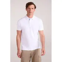 Mountain Warehouse Mens Hasst II Organic - Polotröja (Vit)