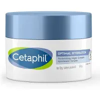 Cetaphil Optimal Hydration Återfuktande Nattkräm 50g Lätt Snabbt Absorberande Fuktkräm För Torr Känslig Hud