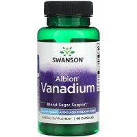 Swanson Health , Albion Vanadium, 5 mg, 60 Kapslar