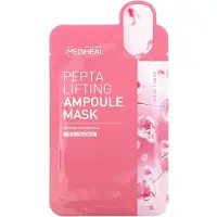Mediheal Pepta Lifting Ampoule Skönhetsmask, 1 Ark, 20 ml(0.67 fl oz) pink