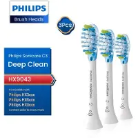 Philips 3 st borsthuvudsersättningar Gäller för: elektriska tandborstar HX3, HX6, HX9 HX9043 HX9053 HX9063 HX9073