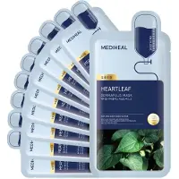 Mediheal Heartleaf Dermaplus Mask 10 st + SLUMPMÄSSIG GÅVA