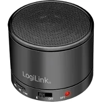 Logilink SP0062 Bluetooth-högtalare FM Radio, Högtalartelefonfunktion Svart