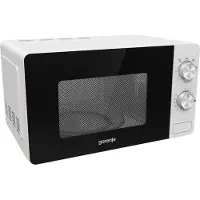 Gorenje MO20E1W, Over komfuret, Solo mikroovn, 20 L, 800 W, Dreje, Rustfrit stål, Hvid
