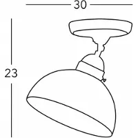 AUSTROLUX BY KOLARZ Taklampa Nonna, dimbar, Vitt / opal, Vardagsrum / matsal, Glas, Lantlig / rustik, Taklampa