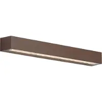 QAZQA Industriell utomhusvägglampa rostbrun 55 cm inkl. LED IP65 - Hannah