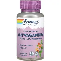 Solaray Ashwagandha 470mg Kapslar 60 Enheter