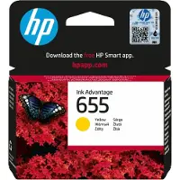 HP 655 Bläckpatron gul