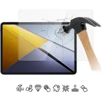Mtp Products Xiaomi Poco Pad X1 Skärmskydd av härdat glas - 9H - Case Friendly - Genomskinlig