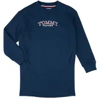 Tommy Hilfiger Kortklänningar TOMMY PUFF FLOWER HWK DRESS LS flickor - Marin - 5 år