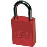 Kasp K14040REDD Hänglås 38 mm Ny låsning Röd