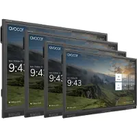 Avocor - 75 Diagonal klass E Series LED-bakgrundsbelyst LCD-skärm - interaktiv - med pekskärm (multitouch) - 4K UHD (2160p) 3840 x 2160 - direktupplyst LED