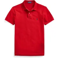 Ralph Lauren för män. 710548797005 Polo Slim Fit Polo röd (L), Casual, Bomull, Kort ärm
