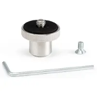 Manfrotto 244ADPT14AS, Stativvagn, Silver, Rostfritt stål, 25 mm, 37 g