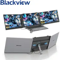 Blackview DCM8 15,3 Dubbel Bärbar Skärm — Ultratunn 4,6 mm, 1,2 kg, TÜV Lågt Blått Ljus only monitor