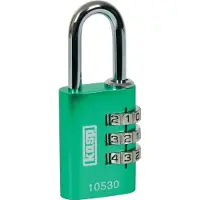 Kasp K10530GRED Hänglås 30 mm Grön Kombination
