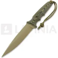Spartan Blades Harsey Clandestina kniv, FDE/Camo, Tan Kydex