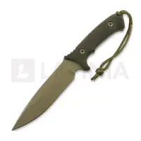 Spartan Blades Harsey Difensa kniv, FDE/Green, Tan Kydex
