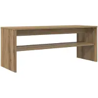 vidaXL TV-skåp Artisan Ek 100 x 35 x 40 cm Konstruerat trä