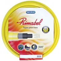 Tricoflex 194255 Primabel Schlauch Trädgårdsslang Slang-inner-Ø=19 mm 50 m 3/4-tums 50 m Gul
