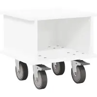 vidaXL TV-bänk Vit 37 x 35 x 35 cm Konstruerat trä